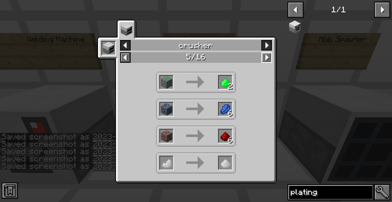 crusher recipe