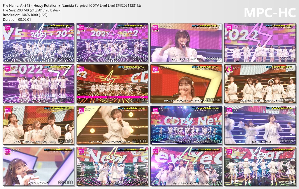 AKB48 - Heavy Rotation   Namida Surprise! [CDTV Live! Live! SP][20211231].ts_thumbs