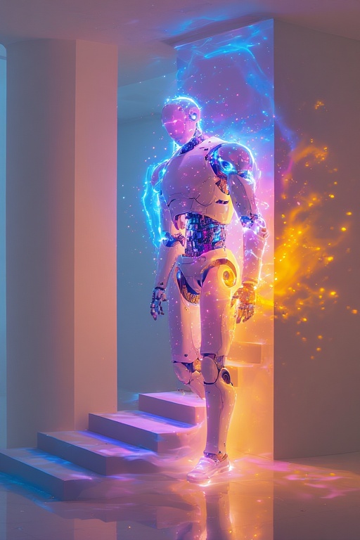 An-android-half-emerges-from-t-10