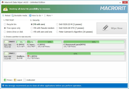 Macrorit Data Wiper 4.7.1 + WinPE