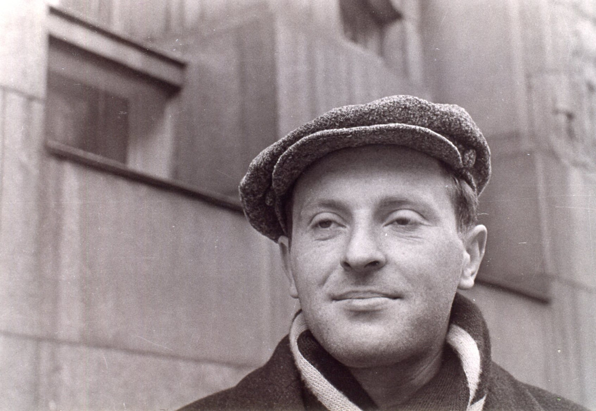 Иосиф Бродский. 1962. Фотограф - Борис Шварцман. Поздний авторский отпечаток. - 22х15 см
