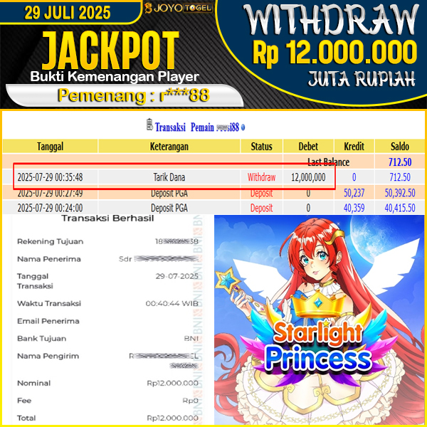 jackpot-slot-pragmatic-play-starlight-princess-wd-rp-12000000--dibayar-lunas-di-joyotogel