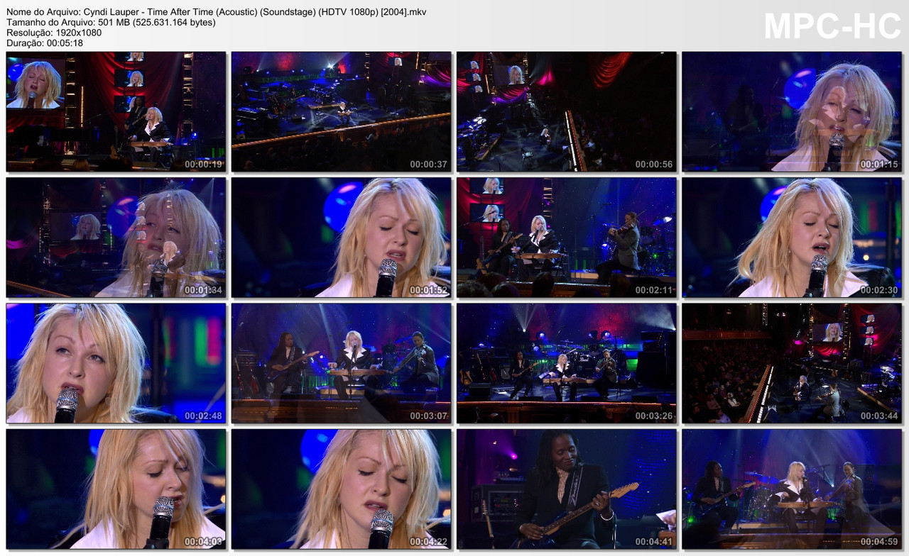 Cyndi Lauper - Time After Time (Acoustic) (Soundstage) (HDTV 1080p) [2004]