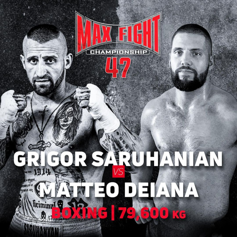 Григор Саруханян срещу Матео Деана на MAX FIGHT 47