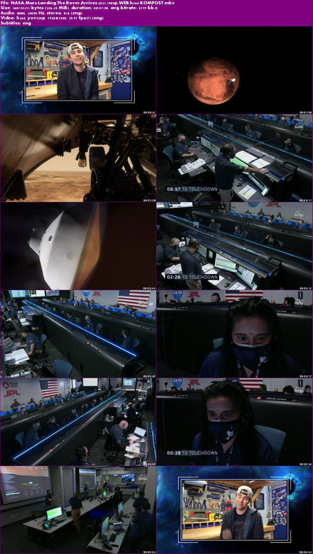 NASA Mars Landing The Rover Arrives 2021 1080p WEB H264-KOMPOST NASA Mars Landing The Rover Arrives 2021 1080p WEB H264-KOMPOST