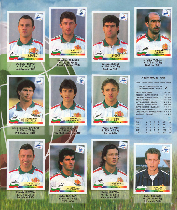 FIFA World Cup 1998 France (Panini) 37