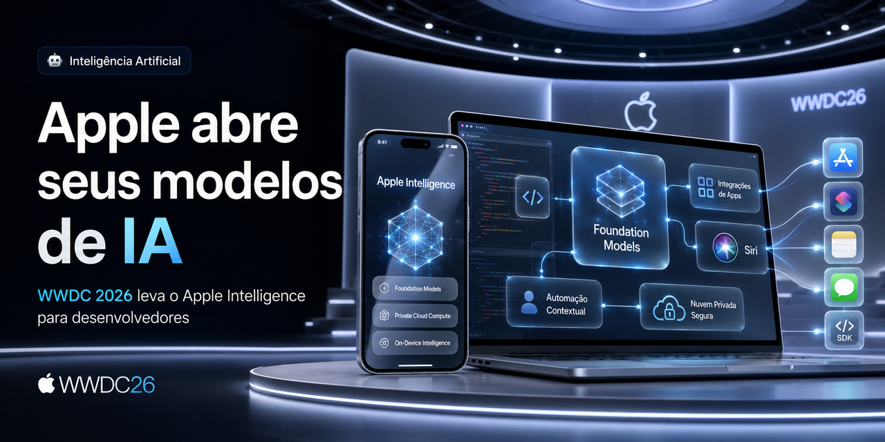 Apple abre seus modelos de IA para desenvolvedores e muda o jogo silencioso do ecossistema