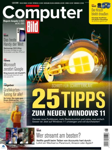 Cover: Computer Bild Magazin No 05 vom 24  Februar 2023