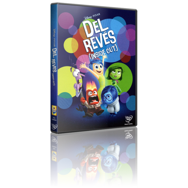 Portada - Del Revés (Inside Out) [DVD9 Full][Pal][Cast/Ing/Cat][Sub:Varios][Animación][2015]