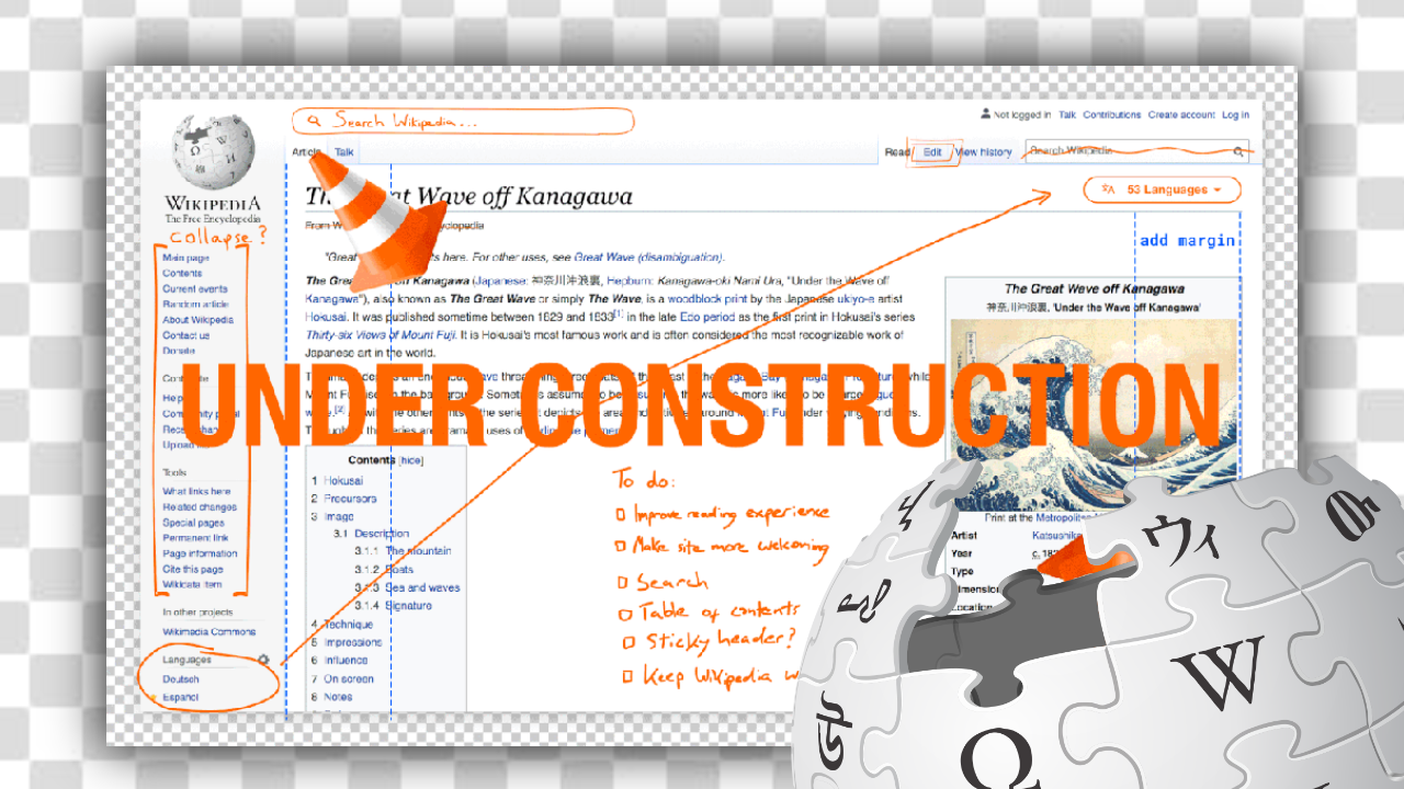 Wikipedia recibe rediseño luego de diez años Wikipedia recibe rediseño luego de diez años