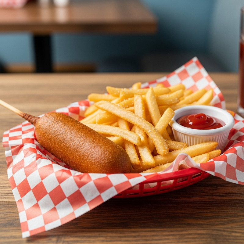 Corn Dog & Fries