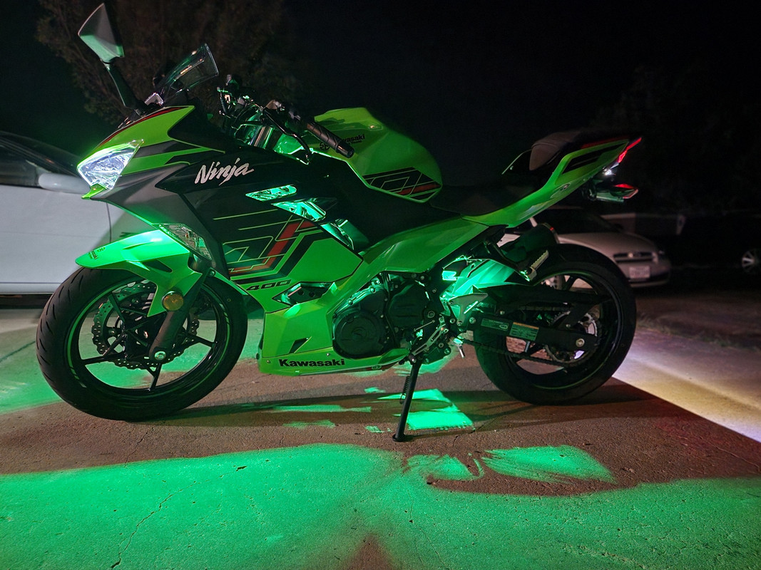 今季一番 Ambient lighting install on my Ninja 400 | Ninja 400 Riders その他