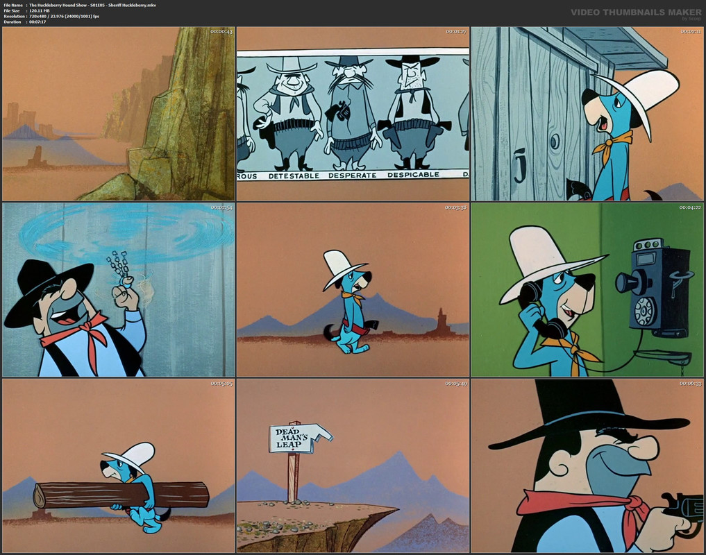 The Huckleberry Hound Show - S01E05 - Sheriff Huckleberry.mkv