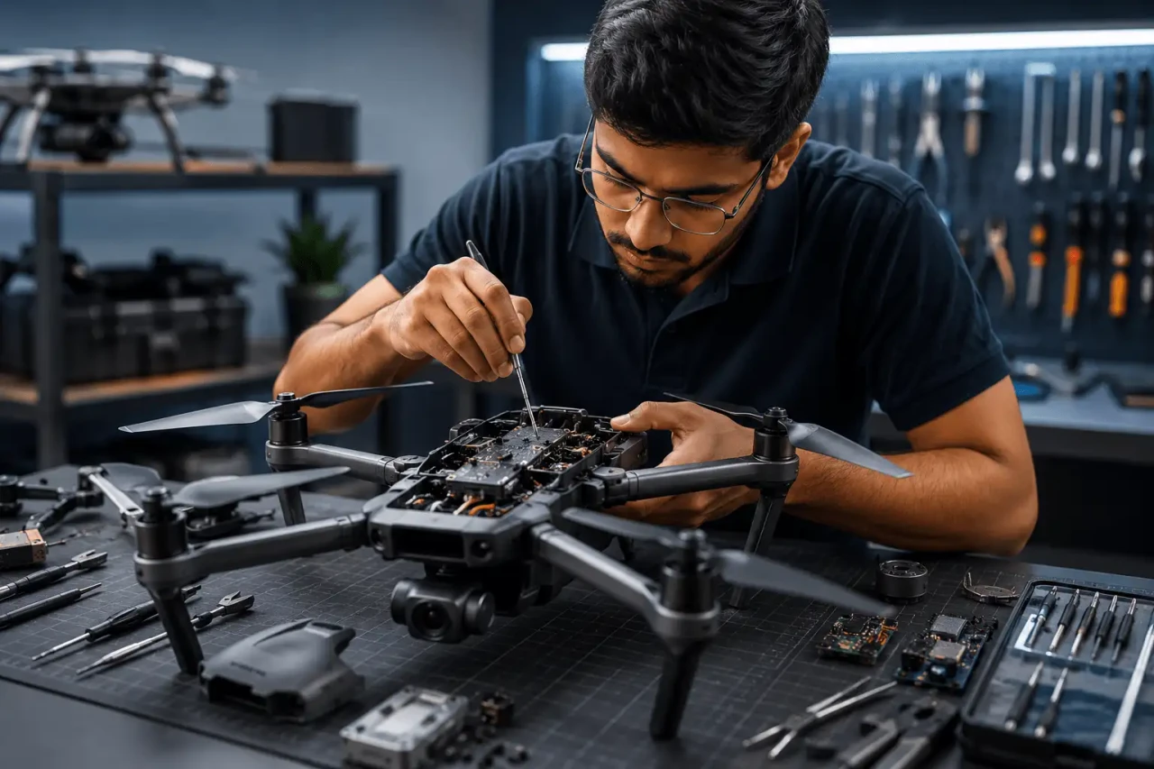 Drone repair and maintenance