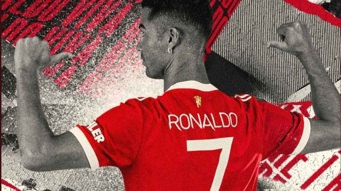 CR7 memakai nomor punggung 7