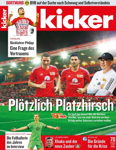 Cover: Kicker Sportmagazin No 70 vom 28  August 2023