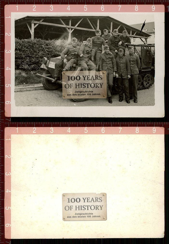 Orig. Foto Panzer Tank Spähwagen Soldaten