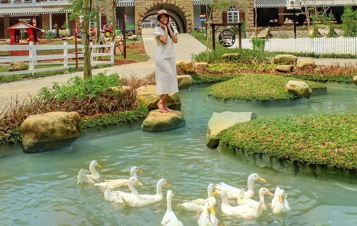 Spot foto Instagramable di Cimory Dairyland Puncak.
