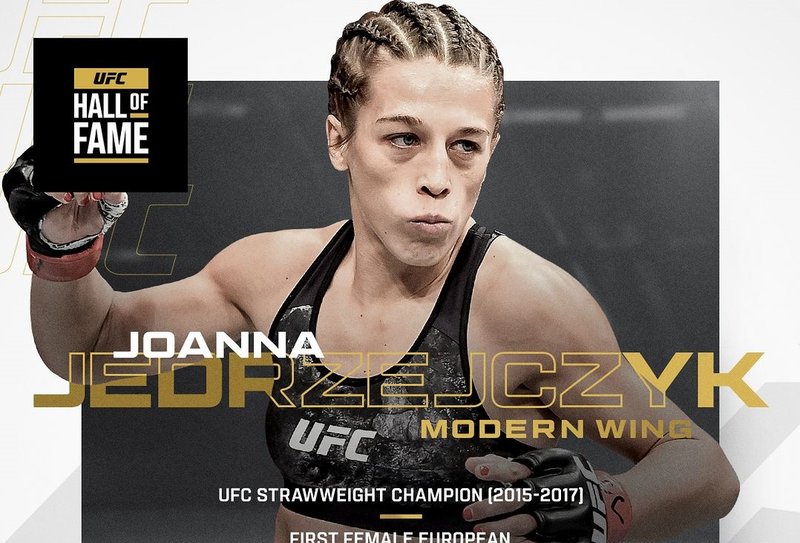 Йоана Йеджейчик влезе в Залата на славата на UFC