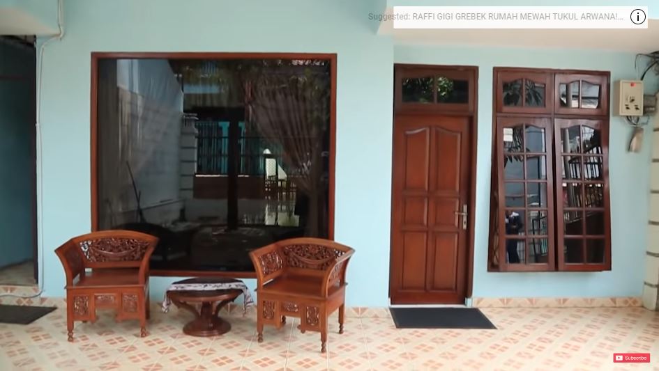 Bekas rumah petak yang dulu sempat disewa oleh Tukul dan istrinya