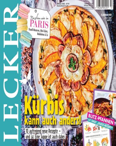 Cover: Lecker Kochmagazin No 10 Oktober 2022