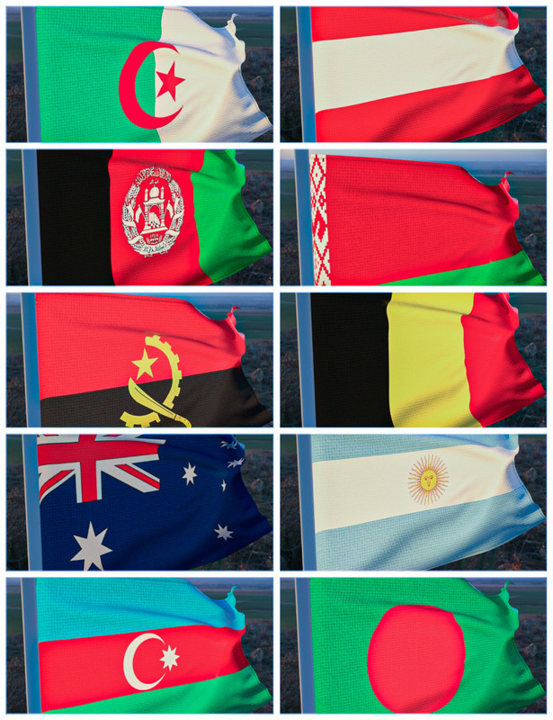 dForce Flags Of The World Collection