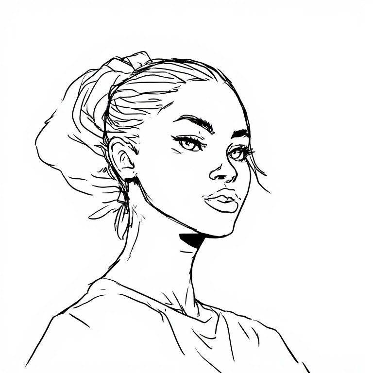 GTA-s-ebony-girl-Line-drawing-(1)