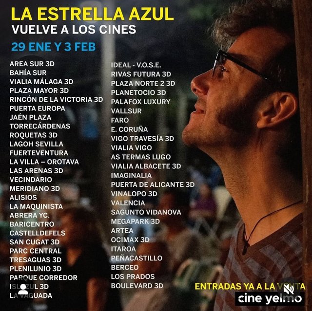 “LA ESTRELLA AZUL” VUELVE A LOS CINES EN PLENA TEMPORADA DE PREMIOS