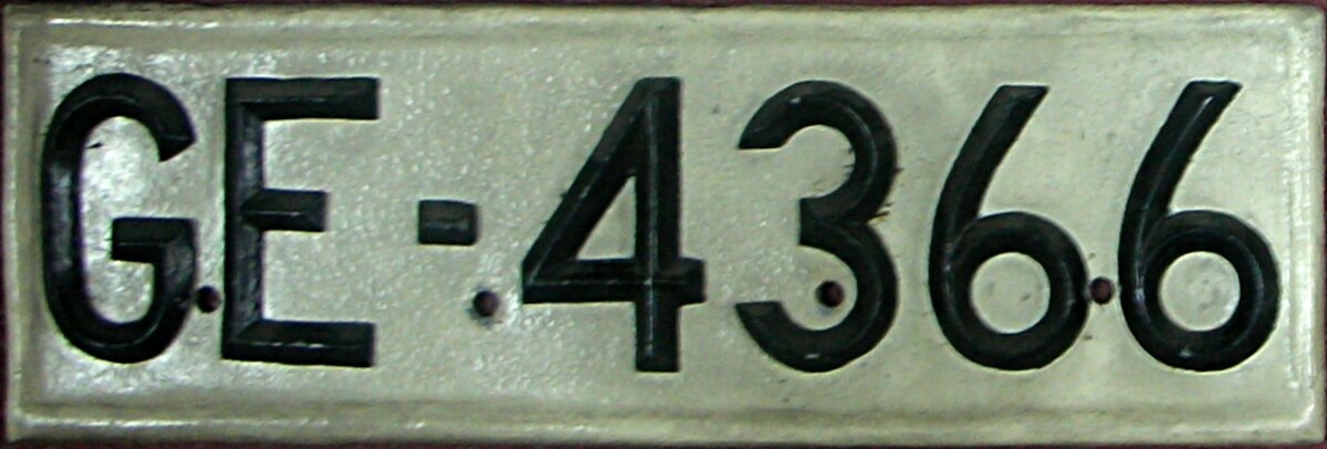 Matrícula_automovilística_España_1930_GE-4366_Girona