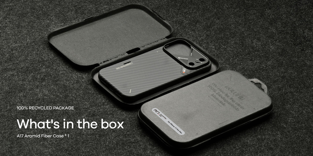 Husa pentru iPhone 17 Air Aulumu A17 din fibra de aramida, Ultra slim, compatibila MagSafe, Racire activa CoolHyper, Cadru camera din Aluminiu, Design rezistent la socuri, Disipare caldura, Protectie premium, Negru A17 AF 12