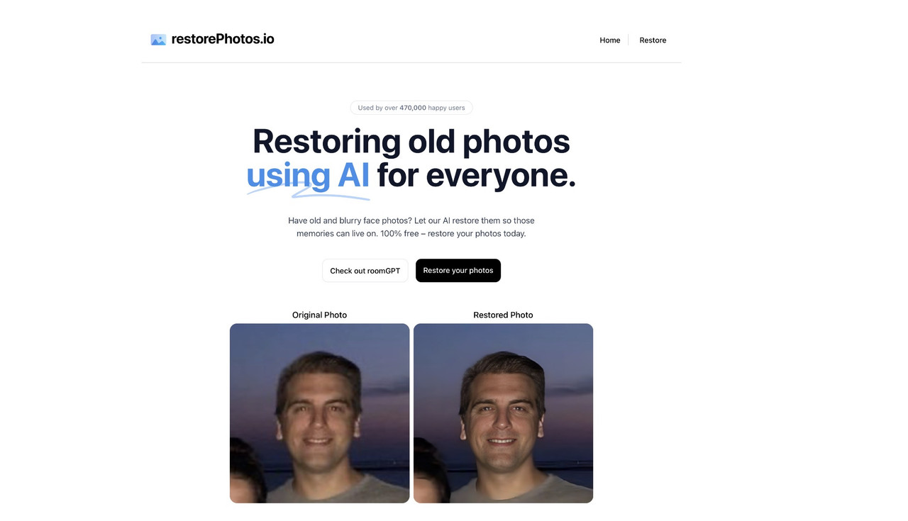 AI Photo Restorer