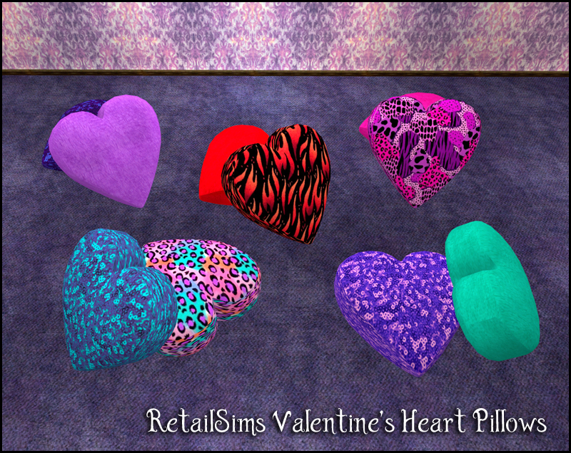 Heart pillows preview