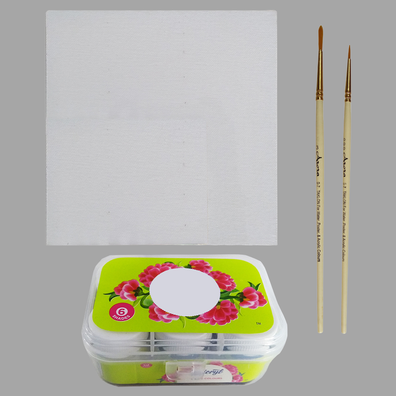 Gond art on Canvas DIY Kit