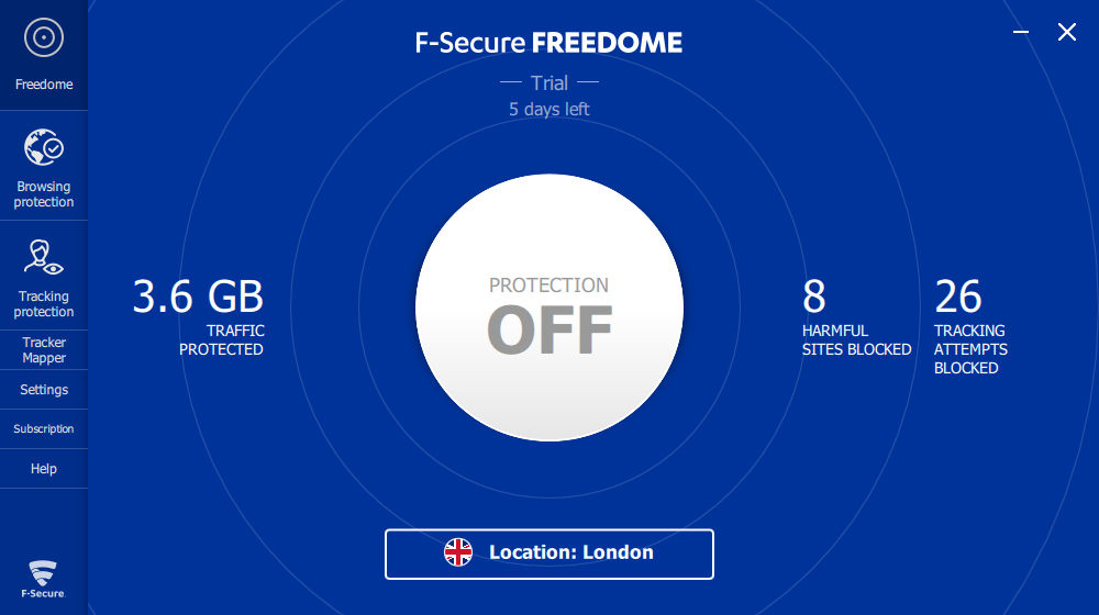 F-secure Freedome VPN V2.42.736.0 2020-10-01-08-43-24