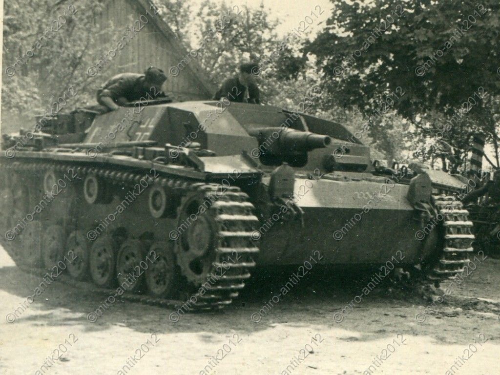 Foto, Wehrmacht, Stug, Sturmgeschütz, Nahaufnahm