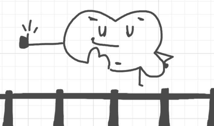 A panel from The Prime Number Few, episode eight of the Board Boards object show by Furretwalk/WalkingFurret.
