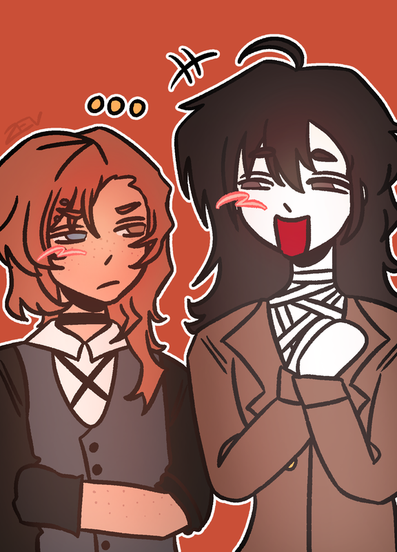 Chuuya, drawn by @zevmare