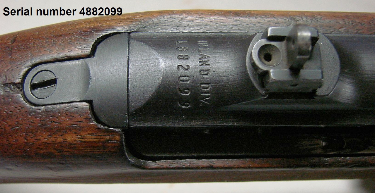 12-43 M1 Inland carbine serial number 4882099. (2)