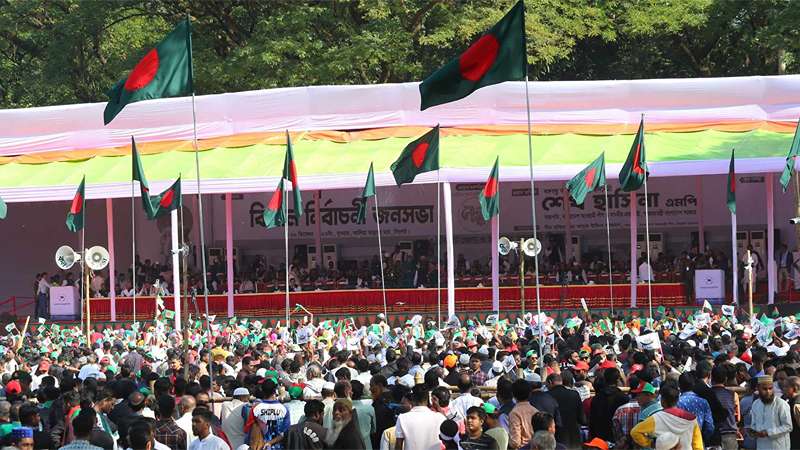 সিলেটে প্রধানমন্ত্রীর জনসভা শুরু