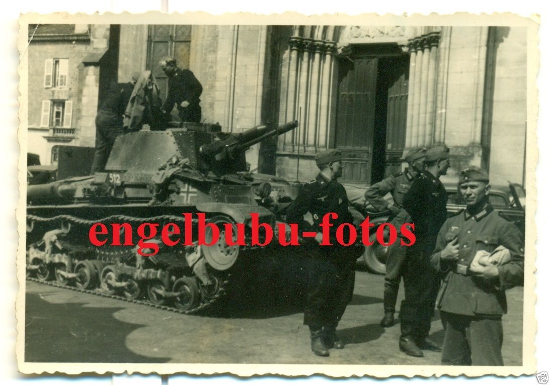 PANZER - dtsch. Panzer 35 (t) mit Nummer 312 - P