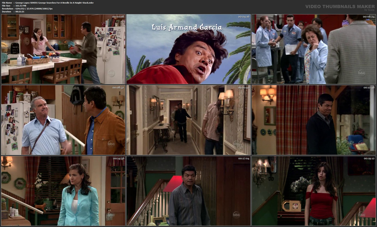 George Lopez S04E01 George Searches For A Needle In A Haight-Stack.mkv
