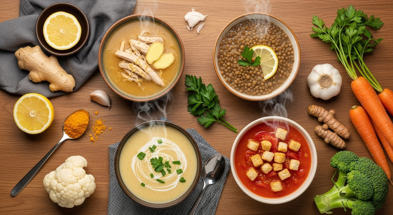 Осенние и зимние супы