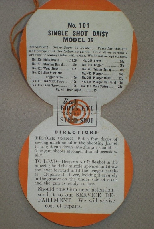 Cross section drawing of No. 101 Model 33 - DaisyTalk