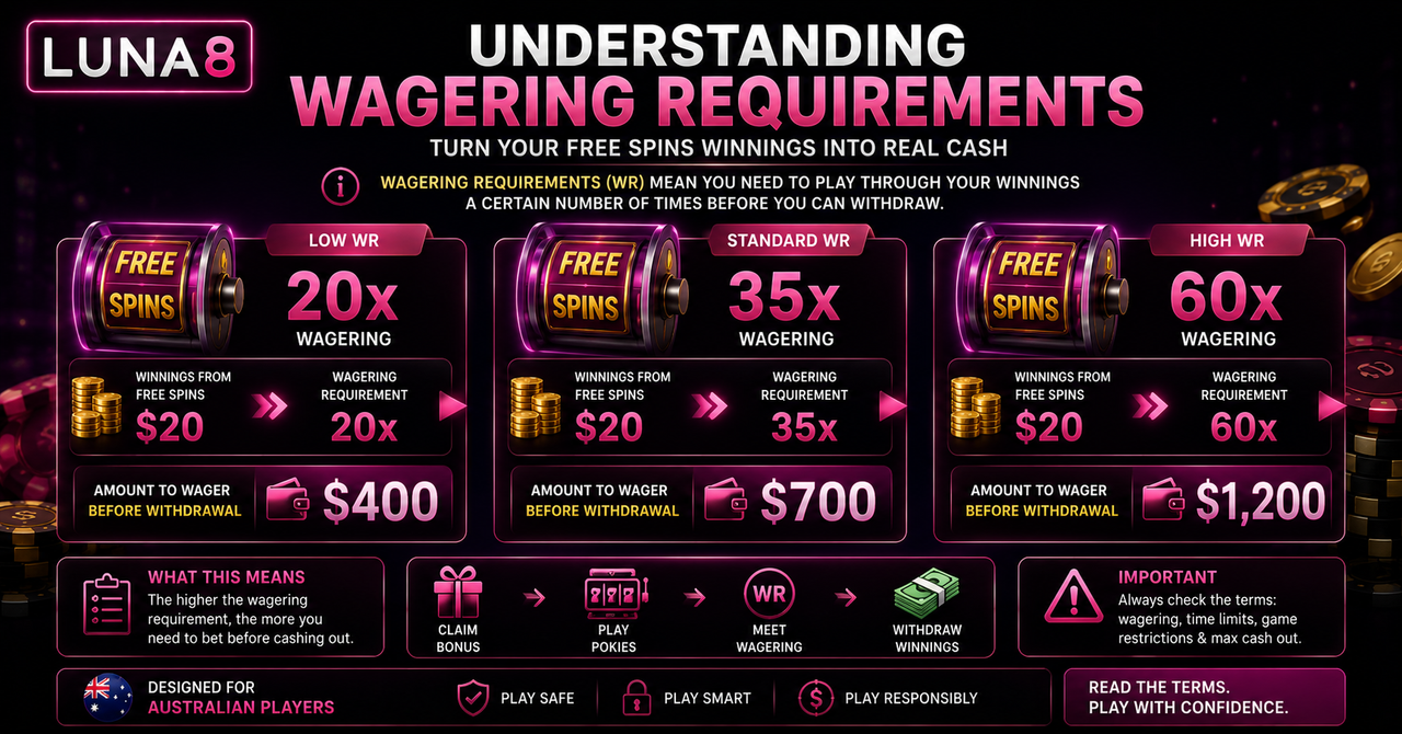 online casino wagering requirement