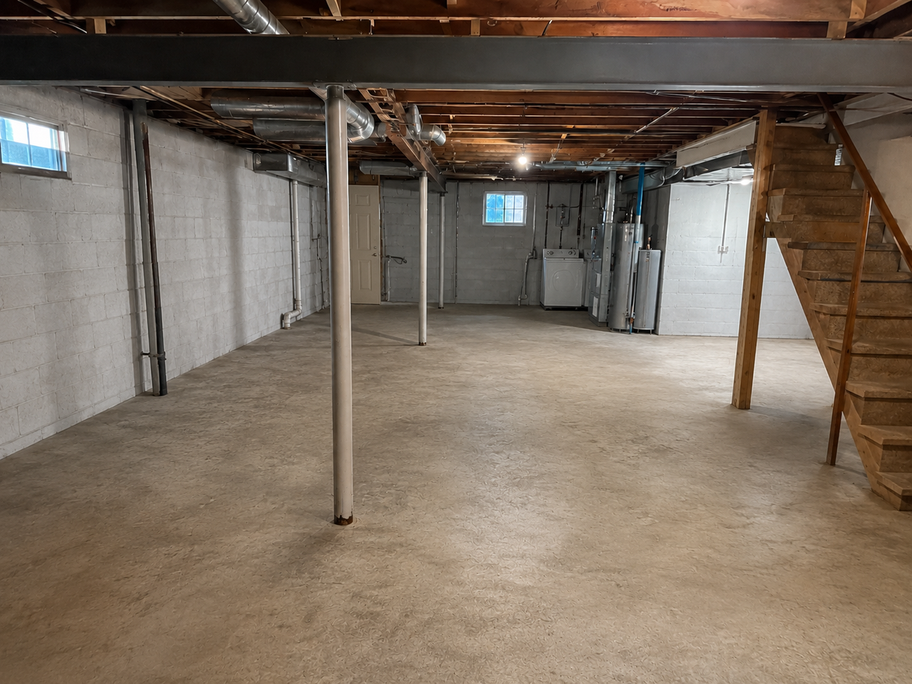 Basement after cleanout by JOCKS