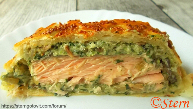 Лосось «Веллингтон»