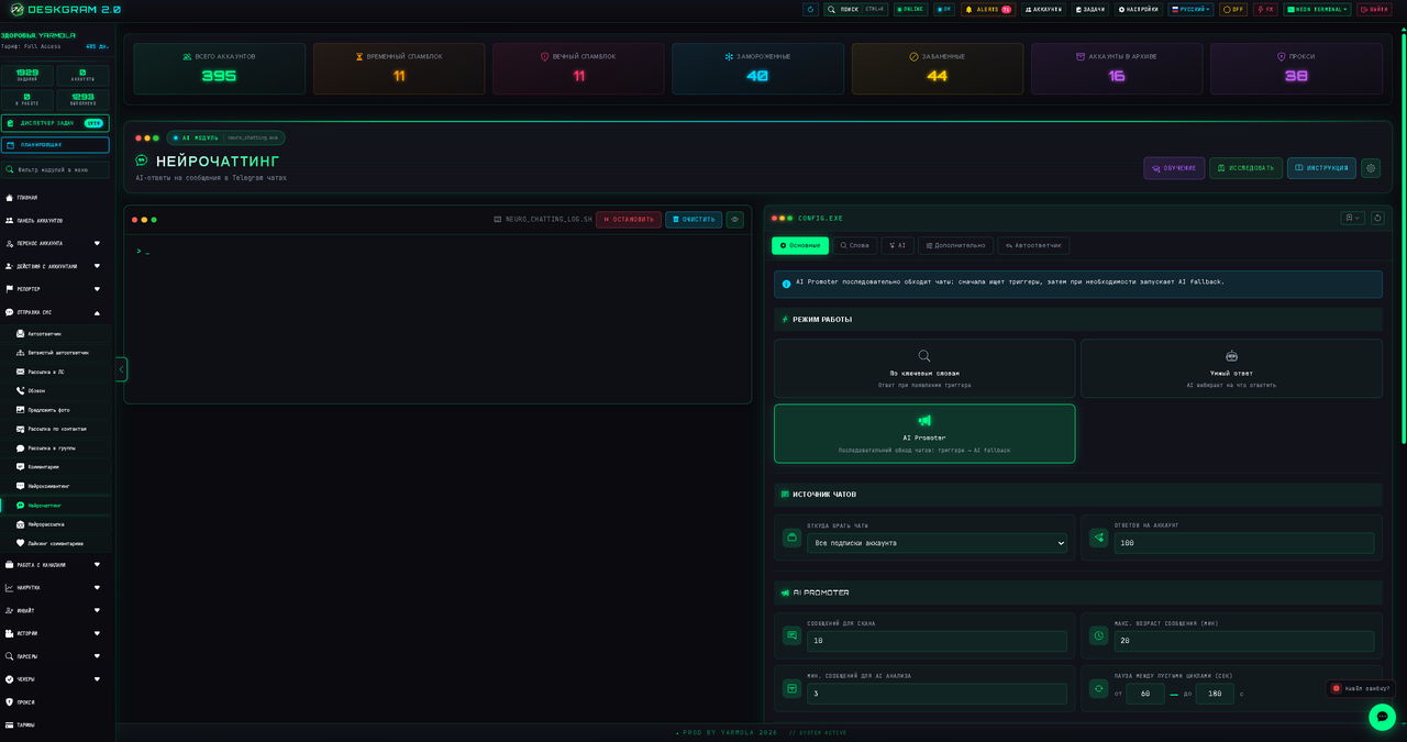Neuro-chatting module interface Neuro-chatting