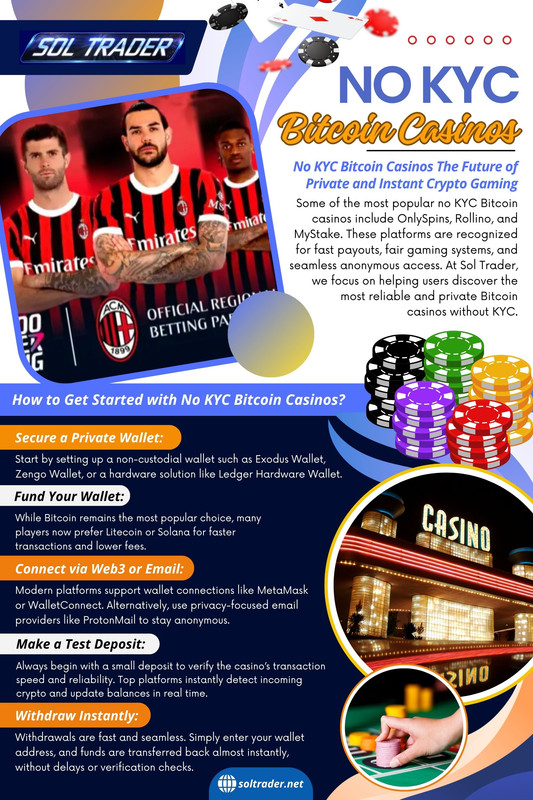 No KYC Bitcoin Casinos