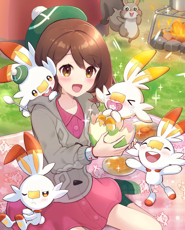 gloria-scorbunny-and-skwovet-pokemon-and