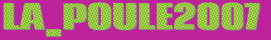 la-poule glitter header